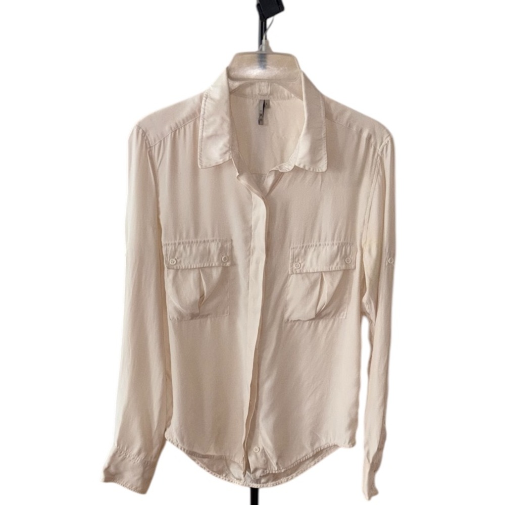 IRO Cream Button Down Blouse